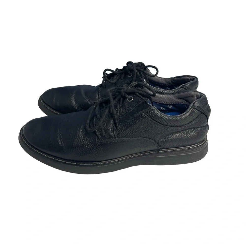 Born in Milwaukee Nunn Bush black all leather men size 8W Oxford 84903-001